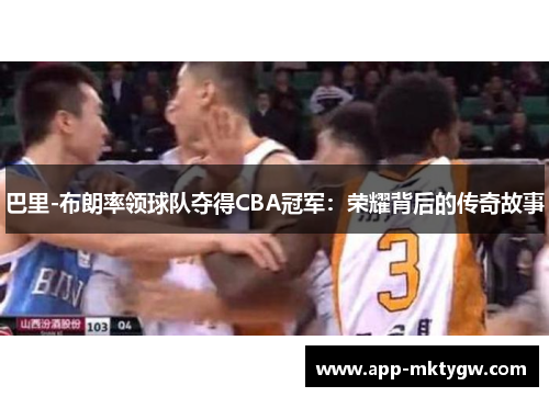 巴里-布朗率领球队夺得CBA冠军：荣耀背后的传奇故事